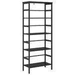 Casa si Gradina - Mobilier - Biblioteci si rafturi - Biblioteci - Raft pentru carti Stejar Negru 60 x 29,5 x 149 cm Lemn compozit - Infinity.ro