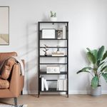 Casa si Gradina - Mobilier - Biblioteci si rafturi - Biblioteci - Raft pentru carti Stejar Negru 60 x 29,5 x 149 cm Lemn compozit - Infinity.ro