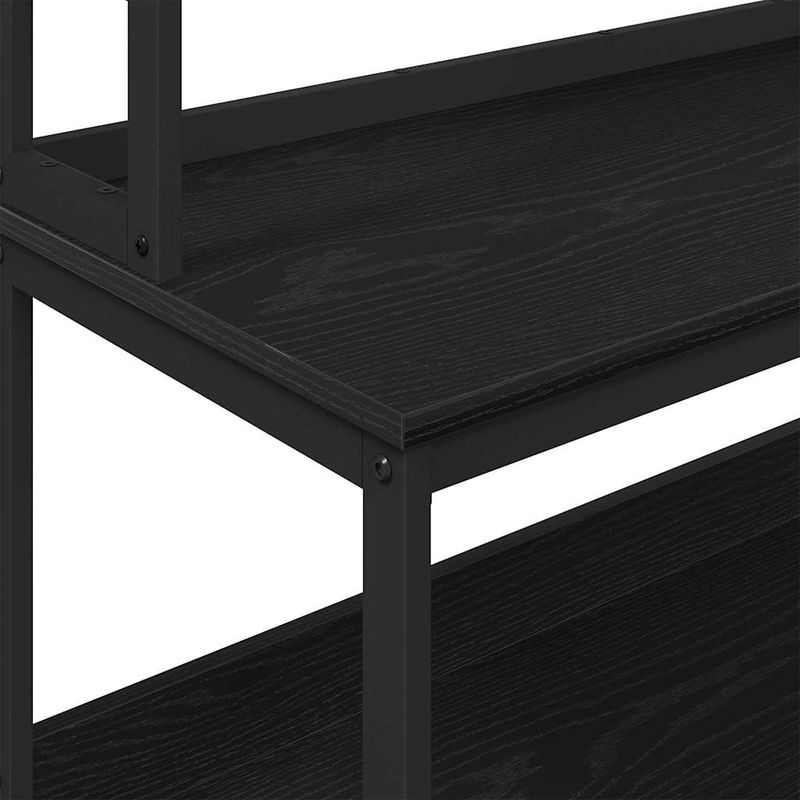 Casa si Gradina - Mobilier - Biblioteci si rafturi - Biblioteci - Raft de bucatarie Stejar Negru 80 x 40 x 168 cm Lemn compozit - Infinity.ro