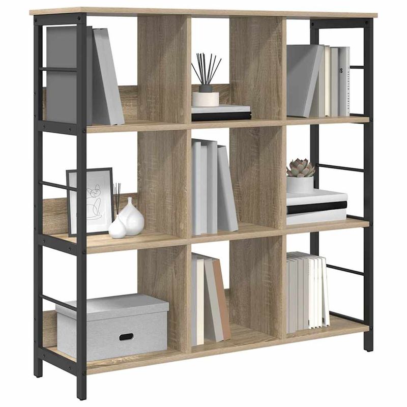 Casa si Gradina - Mobilier - Biblioteci si rafturi - Biblioteci - Raft pentru carti Stejar Sonoma 102 x 32 x 104,5 cm - Infinity.ro