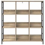 Casa si Gradina - Mobilier - Biblioteci si rafturi - Biblioteci - Raft pentru carti Stejar Sonoma 102 x 32 x 104,5 cm - Infinity.ro