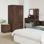 Casa si Gradina - Mobilier - Dulapuri si sifoniere - Dulapuri - Dulap de Baie Stejar inchis 40,5 x 40 x 44 cm Lemn compozit - Infinity.ro
