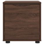 Casa si Gradina - Mobilier - Dulapuri si sifoniere - Dulapuri - Dulap de Baie Stejar inchis 40,5 x 40 x 44 cm Lemn compozit - Infinity.ro