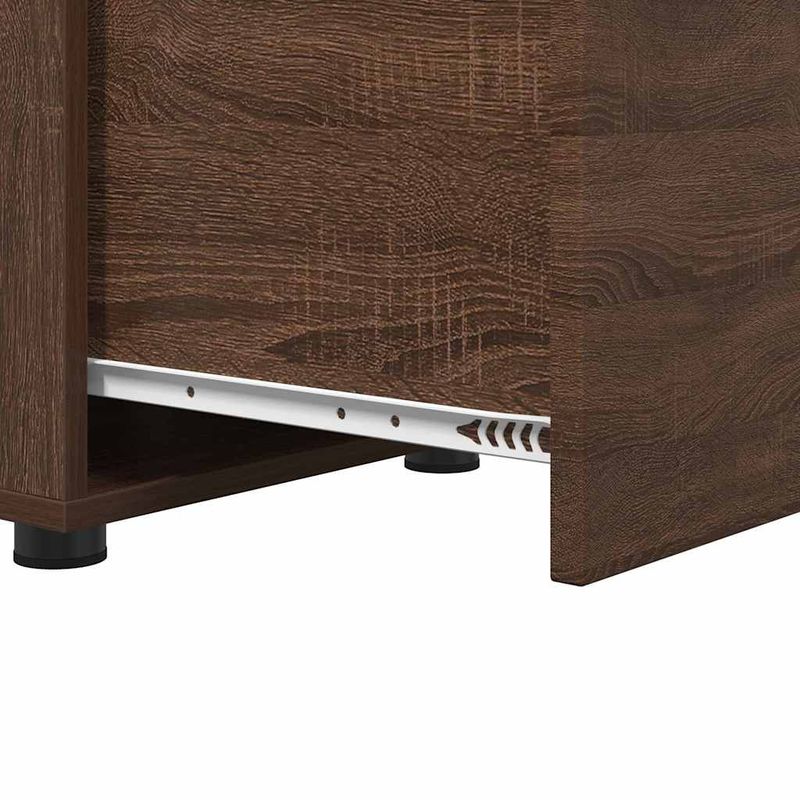 Casa si Gradina - Mobilier - Dulapuri si sifoniere - Dulapuri - Dulap de Baie Stejar inchis 40,5 x 40 x 44 cm Lemn compozit - Infinity.ro