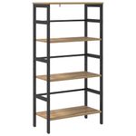 Casa si Gradina - Mobilier - Biblioteci si rafturi - Biblioteci - Raft pentru carti Stejar Artizanal 60 x 29,5 x 115 cm - Infinity.ro