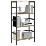 Casa si Gradina - Mobilier - Biblioteci si rafturi - Biblioteci - Raft pentru carti Stejar Artizanal 60 x 29,5 x 115 cm - Infinity.ro