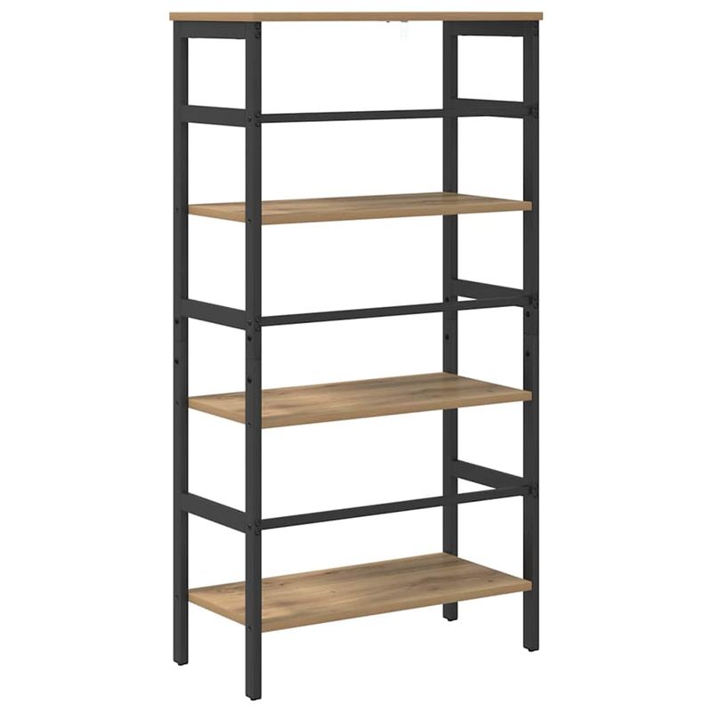 Casa si Gradina - Mobilier - Biblioteci si rafturi - Biblioteci - Raft pentru carti Stejar Artizanal 60 x 29,5 x 115 cm - Infinity.ro