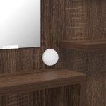 Casa si Gradina - Mobilier - Comode si corpuri - Masute de toaleta - Mese de toaleta pentru dormitor cu sertar cu raft Stejar inchis - Infinity.ro