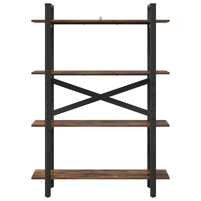 Casa si Gradina - Mobilier - Biblioteci si rafturi - Biblioteci - Raft pentru carti Stejar fumuriu 100 x 33,5 x 140 cm - Infinity.ro