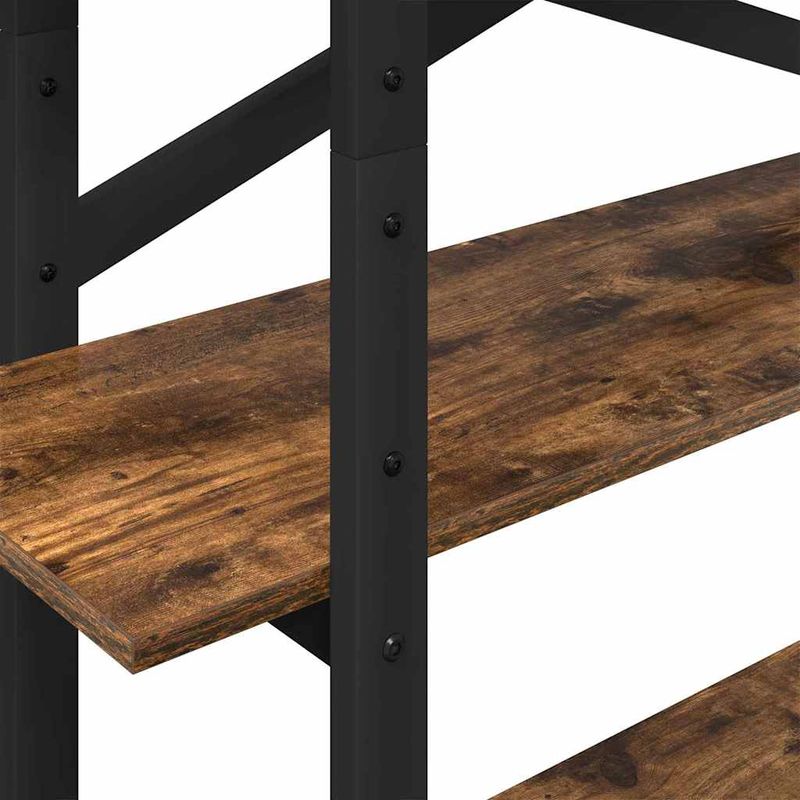 Casa si Gradina - Mobilier - Biblioteci si rafturi - Biblioteci - Raft pentru carti Stejar fumuriu 100 x 33,5 x 140 cm - Infinity.ro