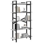 Casa si Gradina - Mobilier - Biblioteci si rafturi - Biblioteci - Raft pentru carti Gri Sonoma 100 x 33,5 x 178 cm Lemn compozit - Infinity.ro