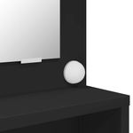 Casa si Gradina - Mobilier - Comode si corpuri - Masute de toaleta - Mese de toaleta pentru dormitor Negru 80 x 39,6 x 135 cm - Infinity.ro