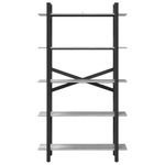 Casa si Gradina - Mobilier - Biblioteci si rafturi - Biblioteci - Raft pentru carti Gri Sonoma 100 x 33,5 x 178 cm Lemn compozit - Infinity.ro