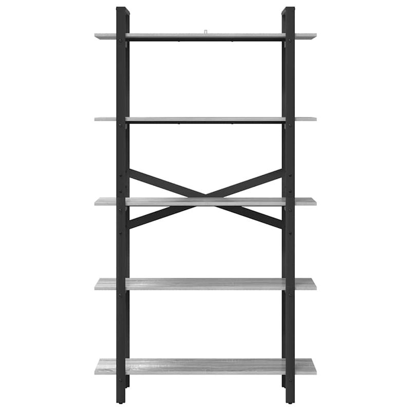 Casa si Gradina - Mobilier - Biblioteci si rafturi - Biblioteci - Raft pentru carti Gri Sonoma 100 x 33,5 x 178 cm Lemn compozit - Infinity.ro