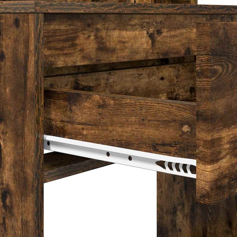 Casa si Gradina - Mobilier - Comode si corpuri - Masute de toaleta - Mese de toaleta pentru dormitor cu sertar Stejar fumuriu - Infinity.ro