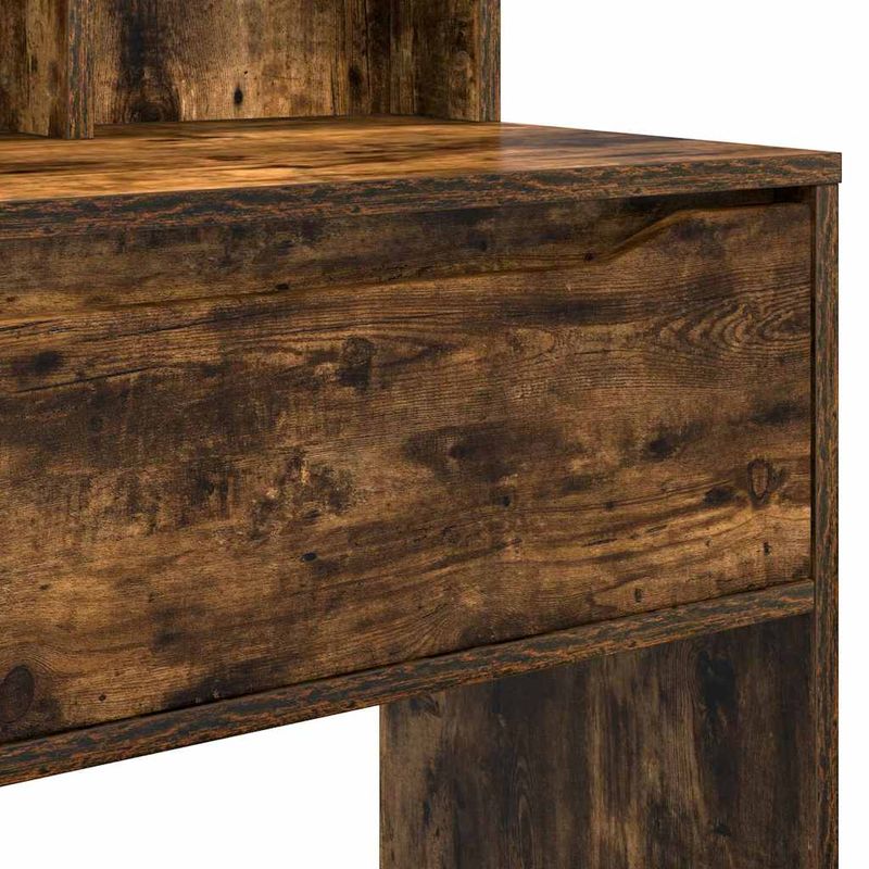 Casa si Gradina - Mobilier - Comode si corpuri - Masute de toaleta - Mese de toaleta pentru dormitor cu sertar Stejar fumuriu - Infinity.ro