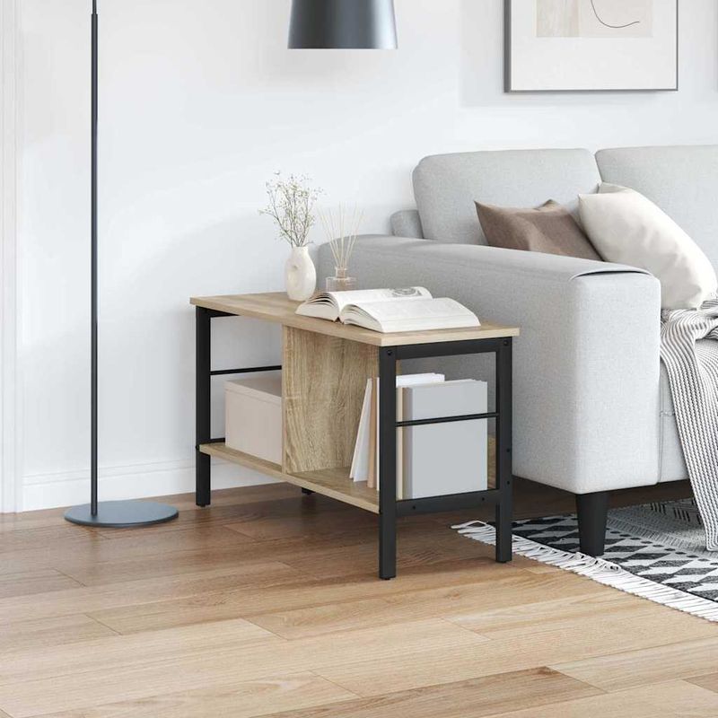 Casa si Gradina - Mobilier - Biblioteci si rafturi - Biblioteci - Raft pentru carti Stejar Sonoma 82 x 32 x 47 cm Lemn compozit - Infinity.ro