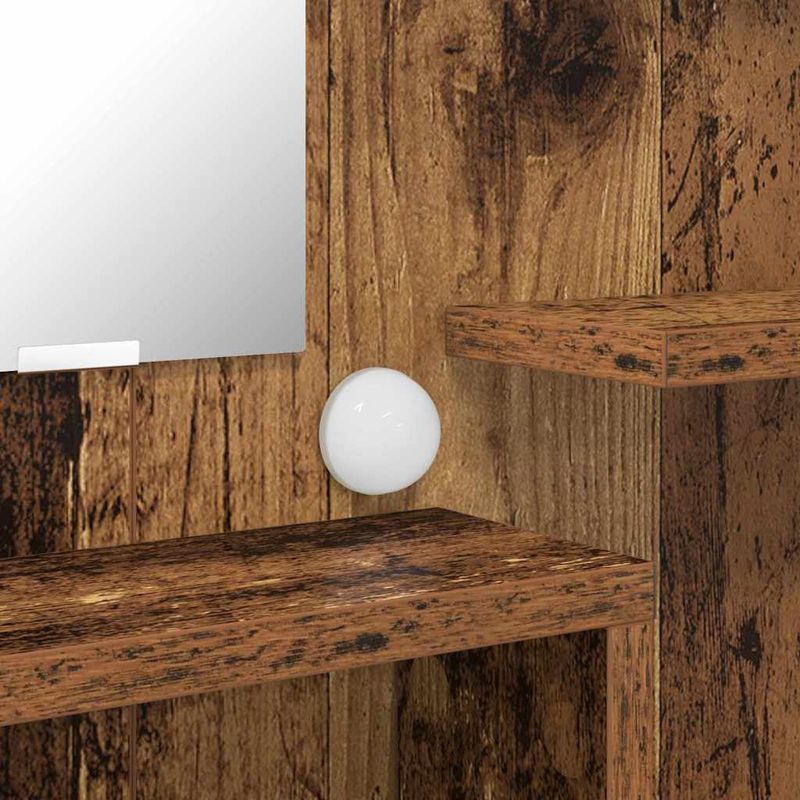 Casa si Gradina - Mobilier - Comode si corpuri - Masute de toaleta - Mese de toaleta pentru dormitor Lemn Vechi 80 x 39,6 x 135 cm - Infinity.ro