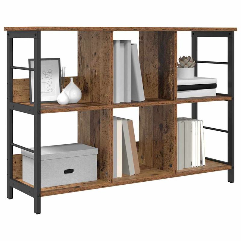 Casa si Gradina - Mobilier - Biblioteci si rafturi - Biblioteci - Raft pentru carti Lemn Vechi 102 x 32 x 72,5 cm Lemn compozit - Infinity.ro