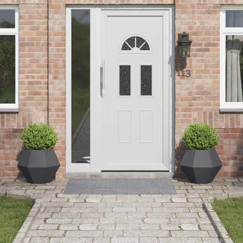 Casa si Gradina - Gradinarit si plante - Plante si ghivece - Ghivece si suporturi - Jardiniera 2 pcs Antracit 50 x 50 x 40 cm Otel - Infinity.ro