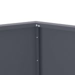 Casa si Gradina - Gradinarit si plante - Plante si ghivece - Ghivece si suporturi - Jardiniera 2 pcs Antracit 50 x 50 x 40 cm Otel - Infinity.ro