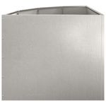 Casa si Gradina - Gradinarit si plante - Plante si ghivece - Ghivece si suporturi - Ghiveci de colt Argintiu 60 x 60 x 50 cm Otel inoxidabil - Infinity.ro