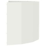 Casa si Gradina - Gradinarit si plante - Plante si ghivece - Ghivece si suporturi - Jardiniera Alb 90 x 45 x 50 cm Otel - Infinity.ro