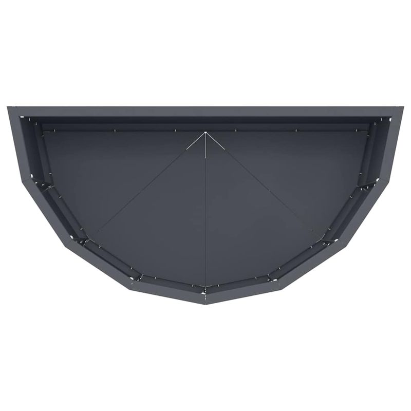 Casa si Gradina - Gradinarit si plante - Plante si ghivece - Ghivece si suporturi - Jardiniera Antracit 60 x 30 x 35 cm Otel - Infinity.ro