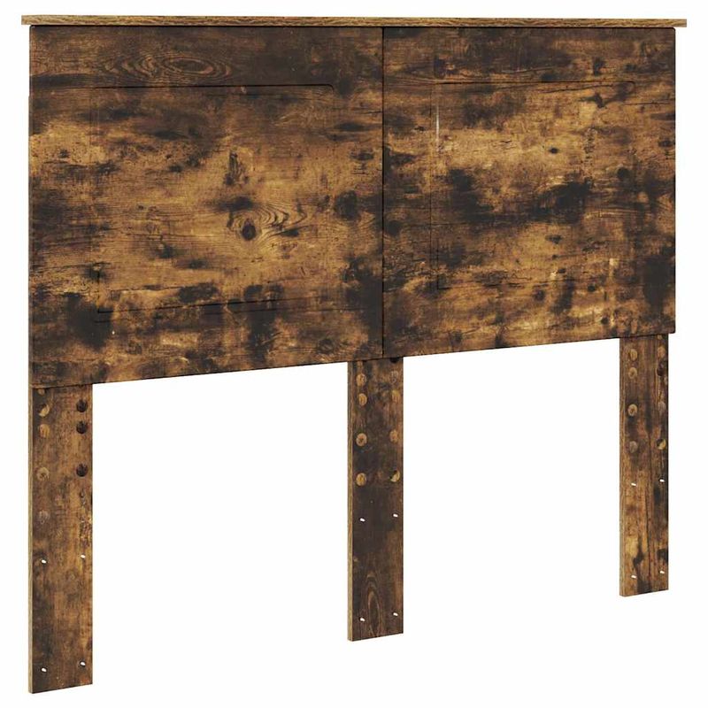 Casa si Gradina - Mobilier - Paturi si accesorii - Accesorii paturi - Tablie de pat cu aripioare, albastru, 83x16x118/128 cm, textil - Infinity.ro