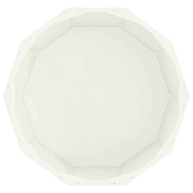 Casa si Gradina - Gradinarit si plante - Plante si ghivece - Ghivece si suporturi - Jardiniera Alb 60 x 60 x 35 cm Otel - Infinity.ro