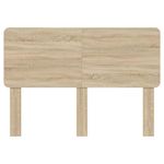 Casa si Gradina - Mobilier - Paturi si accesorii - Accesorii paturi - Tablie de pat cu LED cappuccino 183x16x78/88 cm piele ecologica - Infinity.ro