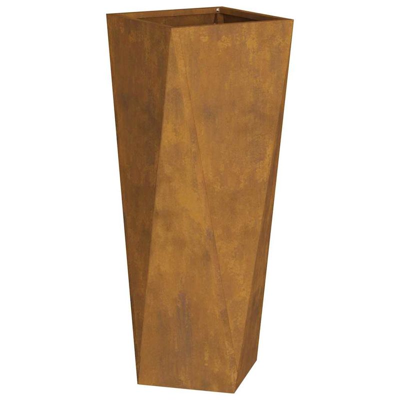 Casa si Gradina - Gradinarit si plante - Plante si ghivece - Ghivece si suporturi - Jardiniera 2 pcs Ruginit 30 x 30 x 75 cm - Infinity.ro
