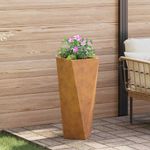 Casa si Gradina - Gradinarit si plante - Plante si ghivece - Ghivece si suporturi - Jardiniera 2 pcs Ruginit 30 x 30 x 75 cm - Infinity.ro