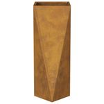 Casa si Gradina - Gradinarit si plante - Plante si ghivece - Ghivece si suporturi - Jardiniera 2 pcs Ruginit 30 x 30 x 75 cm - Infinity.ro