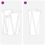 Casa si Gradina - Gradinarit si plante - Plante si ghivece - Ghivece si suporturi - Jardiniera 2 pcs Ruginit 30 x 30 x 75 cm - Infinity.ro