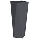 Casa si Gradina - Gradinarit si plante - Plante si ghivece - Ghivece si suporturi - Jardiniera 2 pcs Antracit 30 x 30 x 75 cm Otel - Infinity.ro