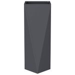 Casa si Gradina - Gradinarit si plante - Plante si ghivece - Ghivece si suporturi - Jardiniera 2 pcs Antracit 30 x 30 x 75 cm Otel - Infinity.ro