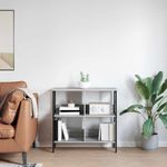 Casa si Gradina - Mobilier - Biblioteci si rafturi - Biblioteci - Raft pentru carti Gri Sonoma 82 x 32 x 79 cm Lemn compozit - Infinity.ro