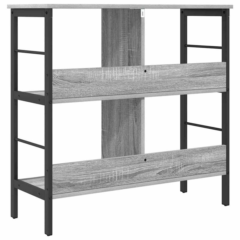 Casa si Gradina - Mobilier - Biblioteci si rafturi - Biblioteci - Raft pentru carti Gri Sonoma 82 x 32 x 79 cm Lemn compozit - Infinity.ro