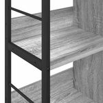 Casa si Gradina - Mobilier - Biblioteci si rafturi - Biblioteci - Raft pentru carti Gri Sonoma 82 x 32 x 79 cm Lemn compozit - Infinity.ro