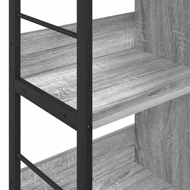 Casa si Gradina - Mobilier - Biblioteci si rafturi - Biblioteci - Raft pentru carti Gri Sonoma 82 x 32 x 79 cm Lemn compozit - Infinity.ro