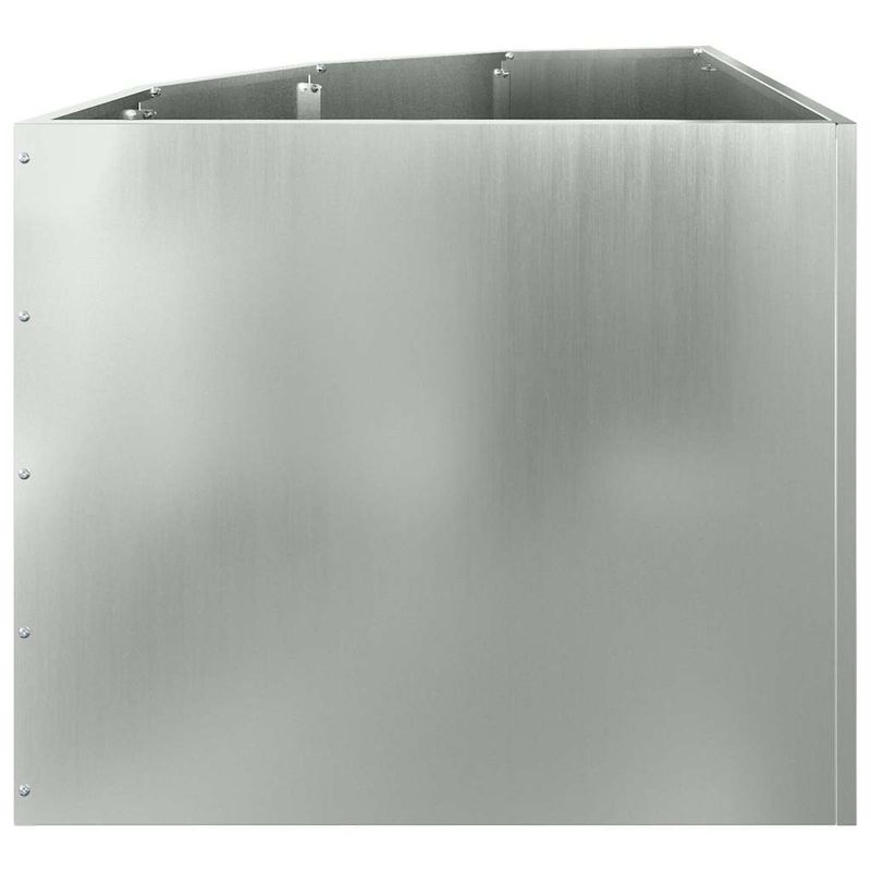 Casa si Gradina - Gradinarit si plante - Plante si ghivece - Ghivece si suporturi - Ghiveci de colt Argintiu 60 x 60 x 50 cm Otel galvanizat - Infinity.ro