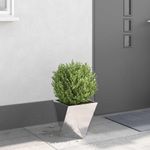 Casa si Gradina - Gradinarit si plante - Plante si ghivece - Ghivece si suporturi - Jardiniera Argintiu 30 x 30 x 30 cm Otel inoxidabil - Infinity.ro