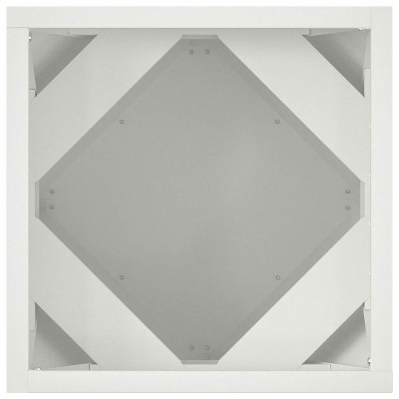 Casa si Gradina - Gradinarit si plante - Plante si ghivece - Ghivece si suporturi - Jardiniera 2 pcs Alb 30 x 30 x 30 cm Otel - Infinity.ro