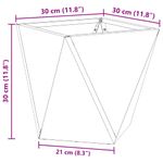 Casa si Gradina - Gradinarit si plante - Plante si ghivece - Ghivece si suporturi - Jardiniera 2 pcs Alb 30 x 30 x 30 cm Otel - Infinity.ro