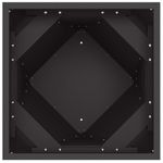 Casa si Gradina - Gradinarit si plante - Plante si ghivece - Ghivece si suporturi - Jardiniera Negru 50 x 50 x 75 cm Otel - Infinity.ro