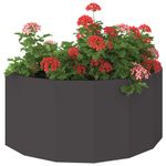 Casa si Gradina - Gradinarit si plante - Plante si ghivece - Ghivece si suporturi - Jardiniera Negru 120 x 60 x 50 cm Otel - Infinity.ro