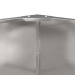 Casa si Gradina - Gradinarit si plante - Plante si ghivece - Ghivece si suporturi - Jardiniera Argintiu 60 x 60 x 50 cm Otel inoxidabil - Infinity.ro