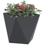 Casa si Gradina - Gradinarit si plante - Plante si ghivece - Ghivece si suporturi - Jardiniera 2 pcs Antracit 30 x 30 x 30 cm Otel - Infinity.ro