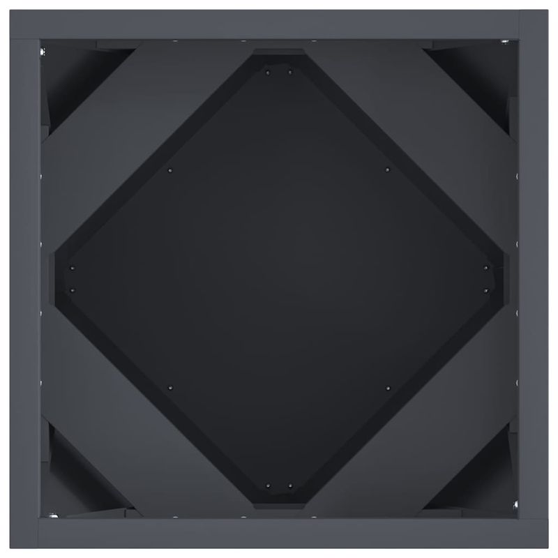 Casa si Gradina - Gradinarit si plante - Plante si ghivece - Ghivece si suporturi - Jardiniera 2 pcs Antracit 30 x 30 x 30 cm Otel - Infinity.ro